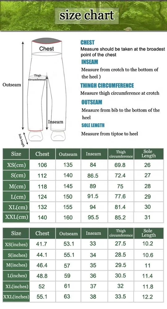 Hot Sales 3-ply Durable Waterproof Breathable Fishing Clothes Hunting Fishing Waders