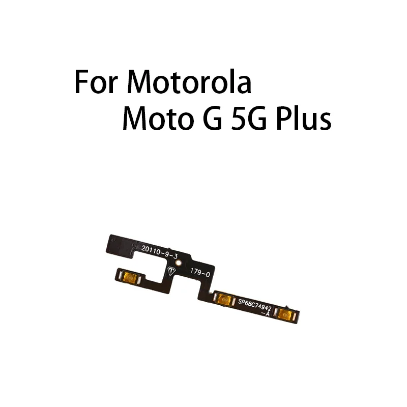 Power ON OFF Mute Switch Control Key Volume Button Flex Cable For Motorola Moto G 5G Plus / XT2075 XT2075-2 XT2075-3