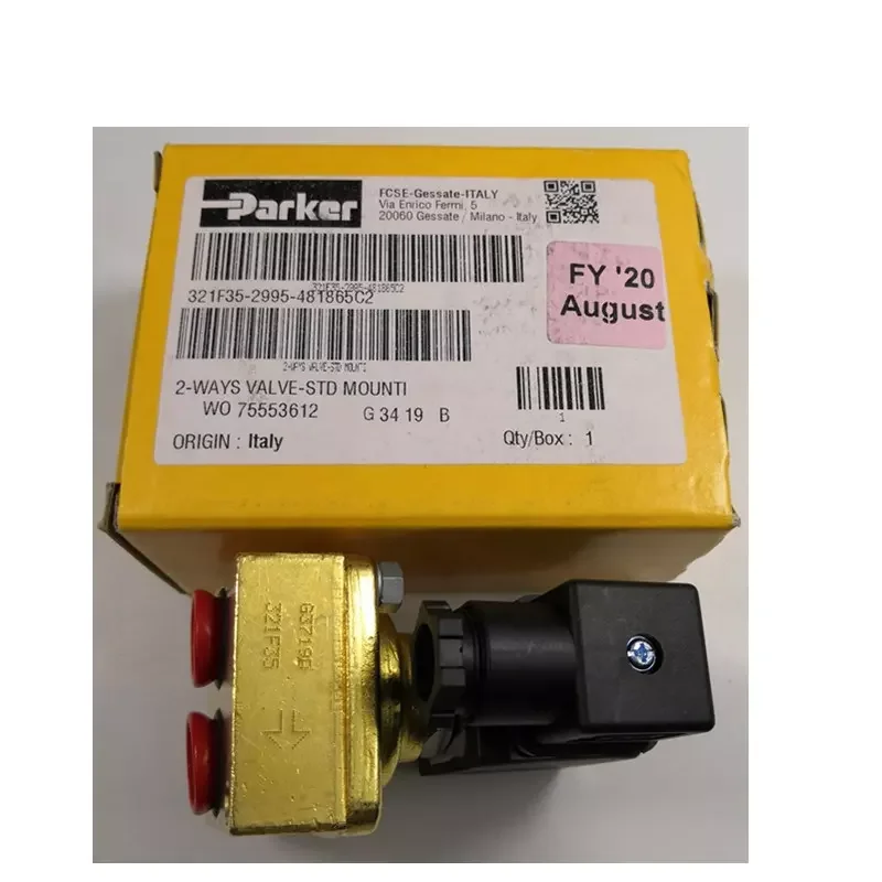 

Parker's 2-Way Normally Closed G 1/2" Solenoid Valves 321F35