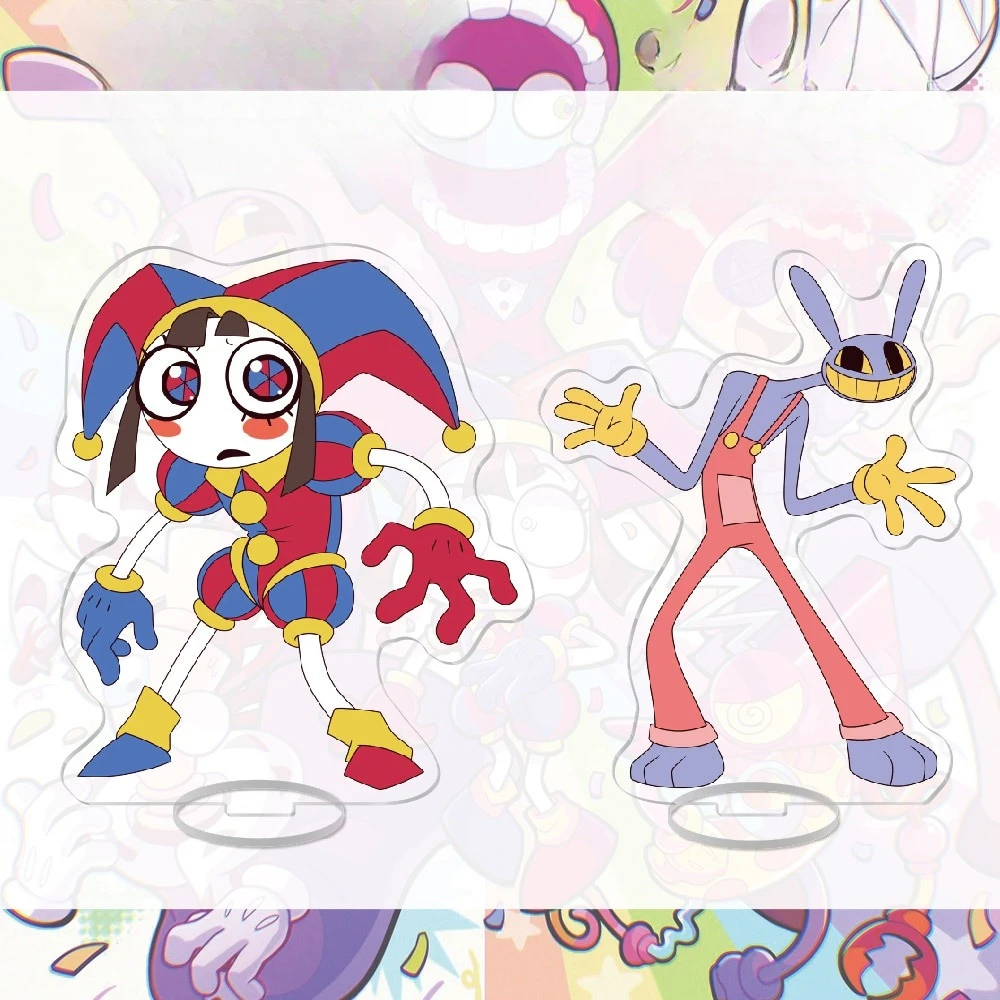 

Magic Digital Circus Anime Animation Peripheral HD Acrylic HD Brand Creative Wholesale Y2k Fashion Toys Anime Cartoon