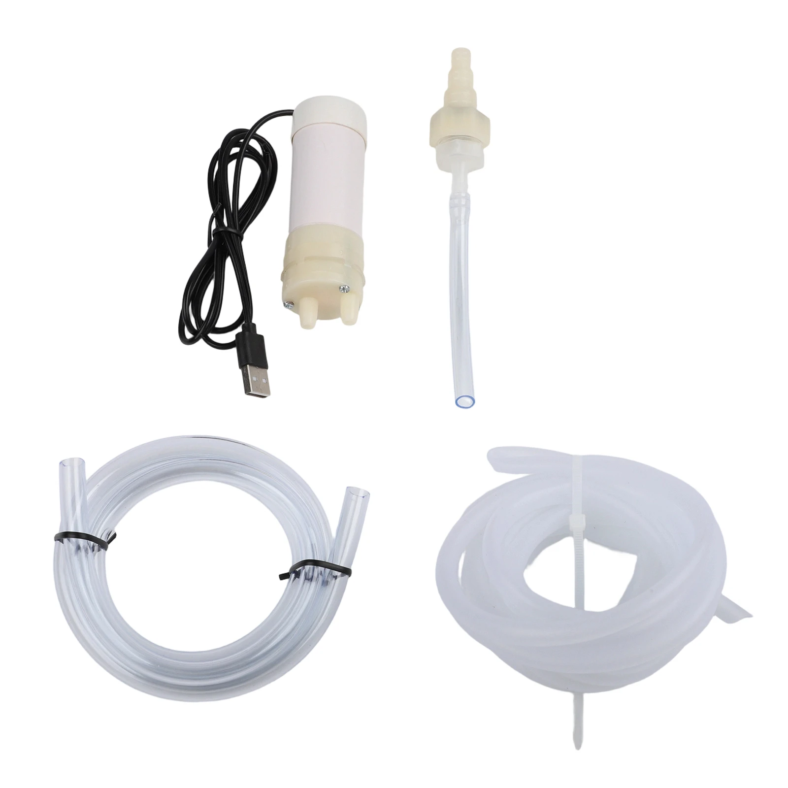 USB Powered Water Pump 4L/min Self-priming Low Power For Aquarium Hydroponic-Fountain Circulation System With Tube