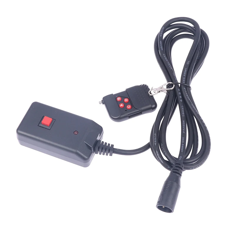 2in1 Wireless Remote Control Line Cable Control Kit 3 Pins XLR For LED Smoke Machine Stage Lighting Effect Ejector Fogger Parts