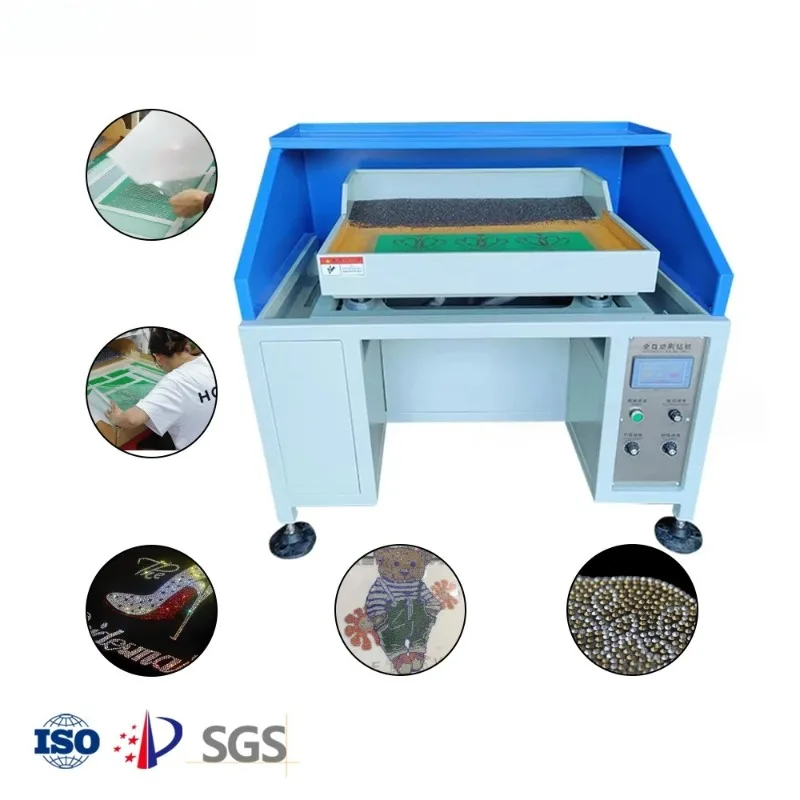 

Automatic Rhinestone Transfer Shaking Machine Custom Design Rhinestone Fixed Rhinestone Pattern Making Machine