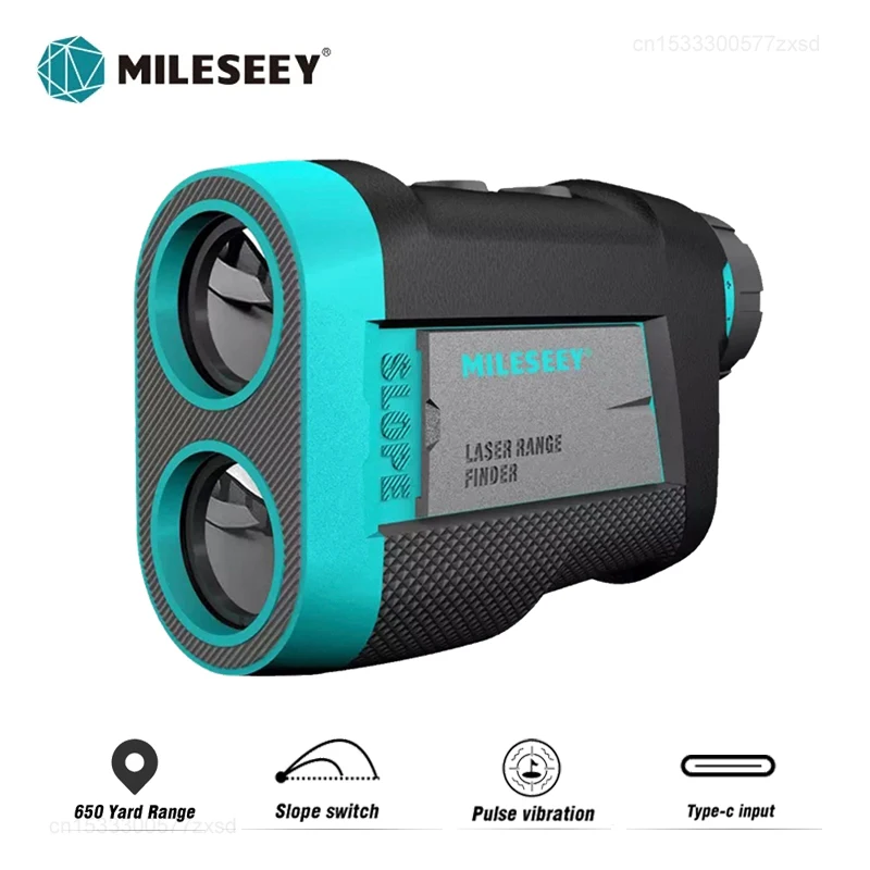 Mileseey PF260 Golf Distance Laser Rangefinder with Slope Vibration Magnetic USB Rechargeable for Golf Hunting Travel