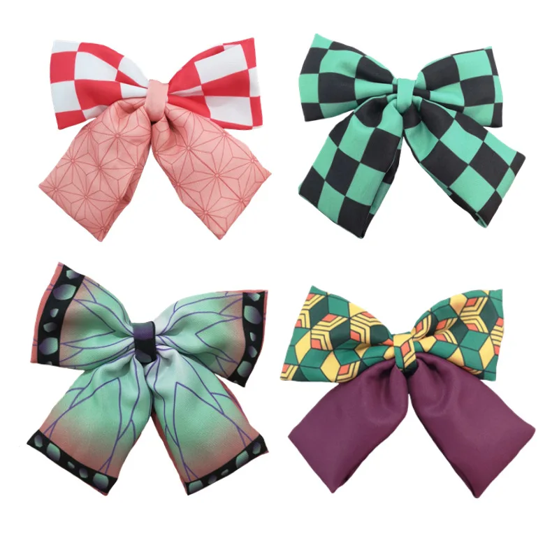 Anime Demon Slayer Cartoon Cosplay Schleife Haarring Kawaii Fans Collection Haarschmuck