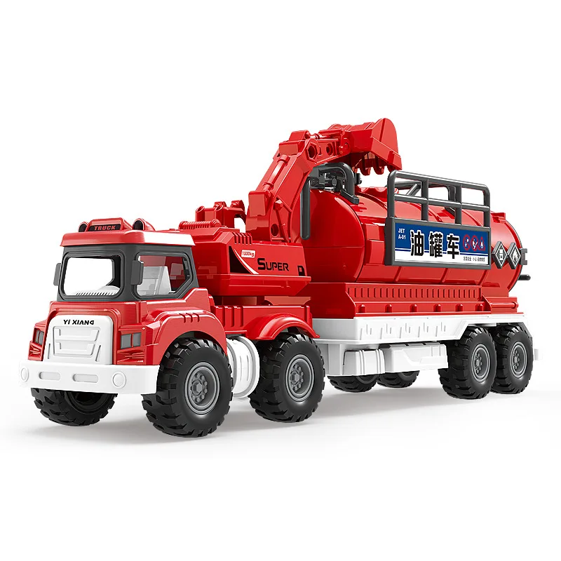 Simulatie Legering Traagheidstank Auto Sprinkler Trailer Model Kinderspeelgoed Verjaardagscadeau B214