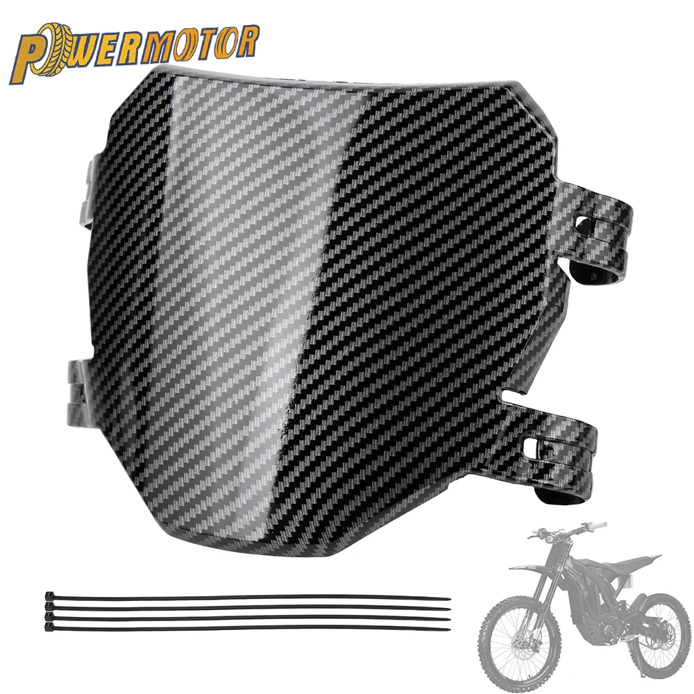 Para surron s x tlaria sting mx3 mx4 placa de identificação frontal universal acessórios da motocicleta bicicleta da sujeira motocross elétrica e-bike