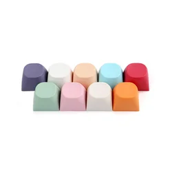 NPKC MA Profile PBT Keycaps 10PCS Blank 1u Keycap for Cherry MX Switch Keyboard Mechanical Key Caps DIY Custom Key Cap
