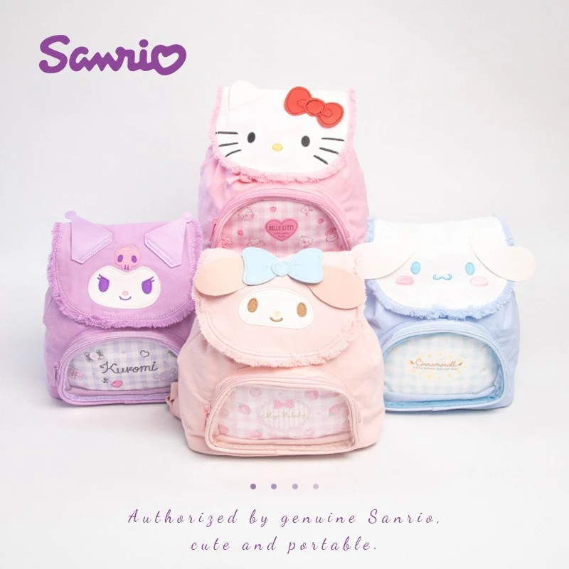 

Sanrio Hello Kitty New Children's Backpack Fashion Trend Children's School Bag Transparent High Quality backpack