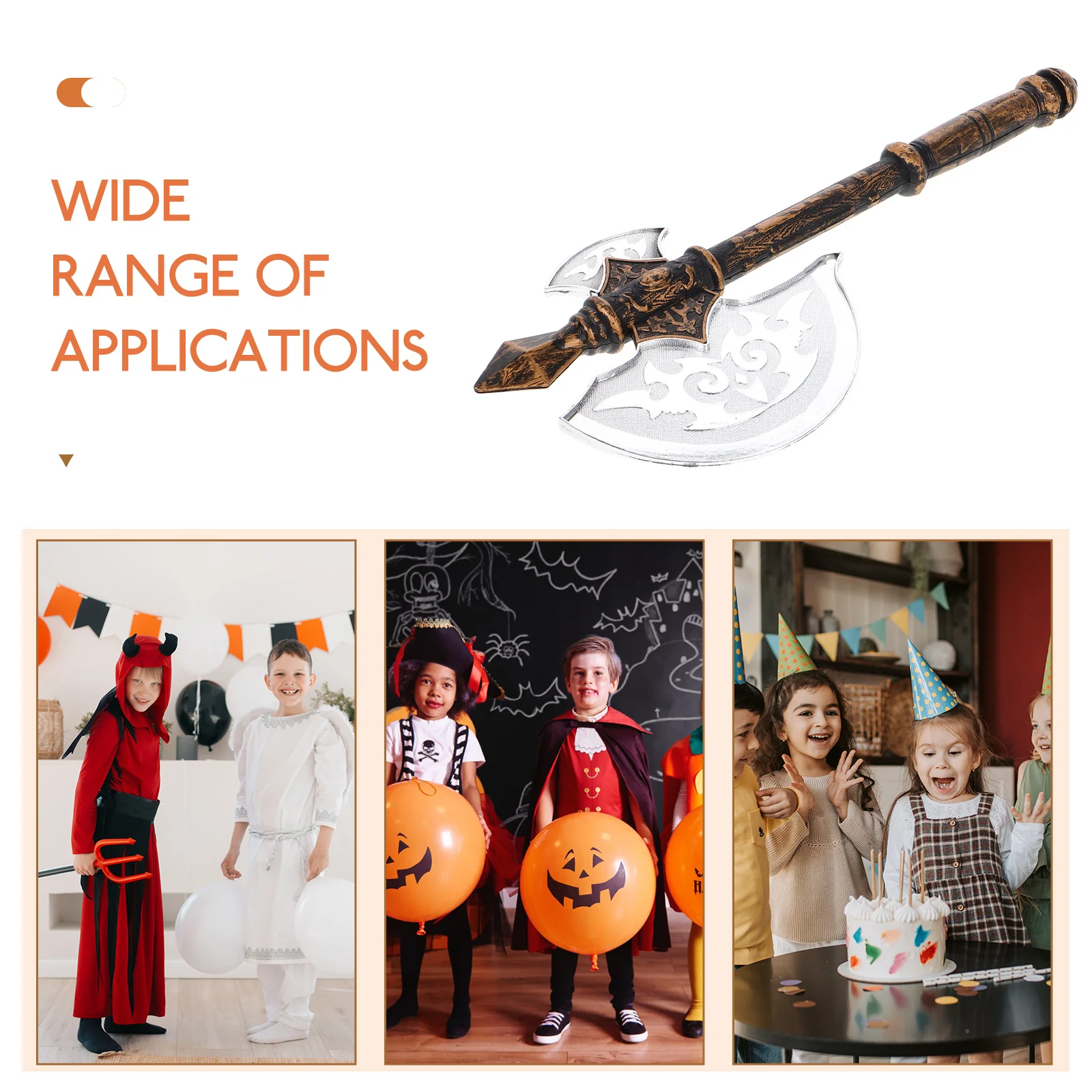 المروحية البلاستيكية الدعامة دائم نابض بالحياة آمنة لعب الأدوار تأثيري هالوين زي ملحق البلاستيك الدعامة ديكور الهالوين #4