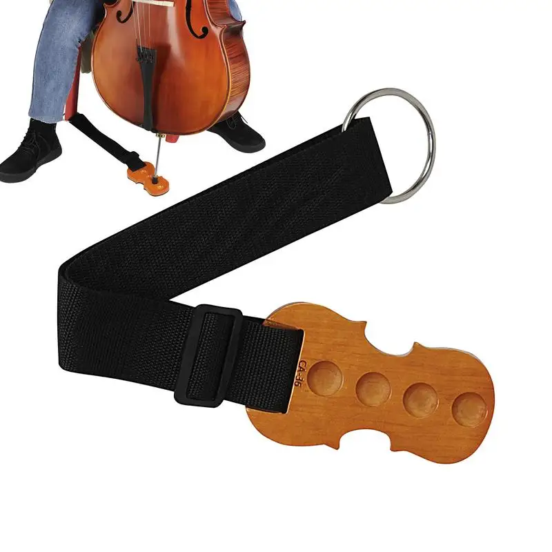 Cello Rock Stop Wooden Cello Non-slip Stopper Endpin Rest Holder Wear-Resistant Cello Anti-Slip Mat Cello Accessories For Floor