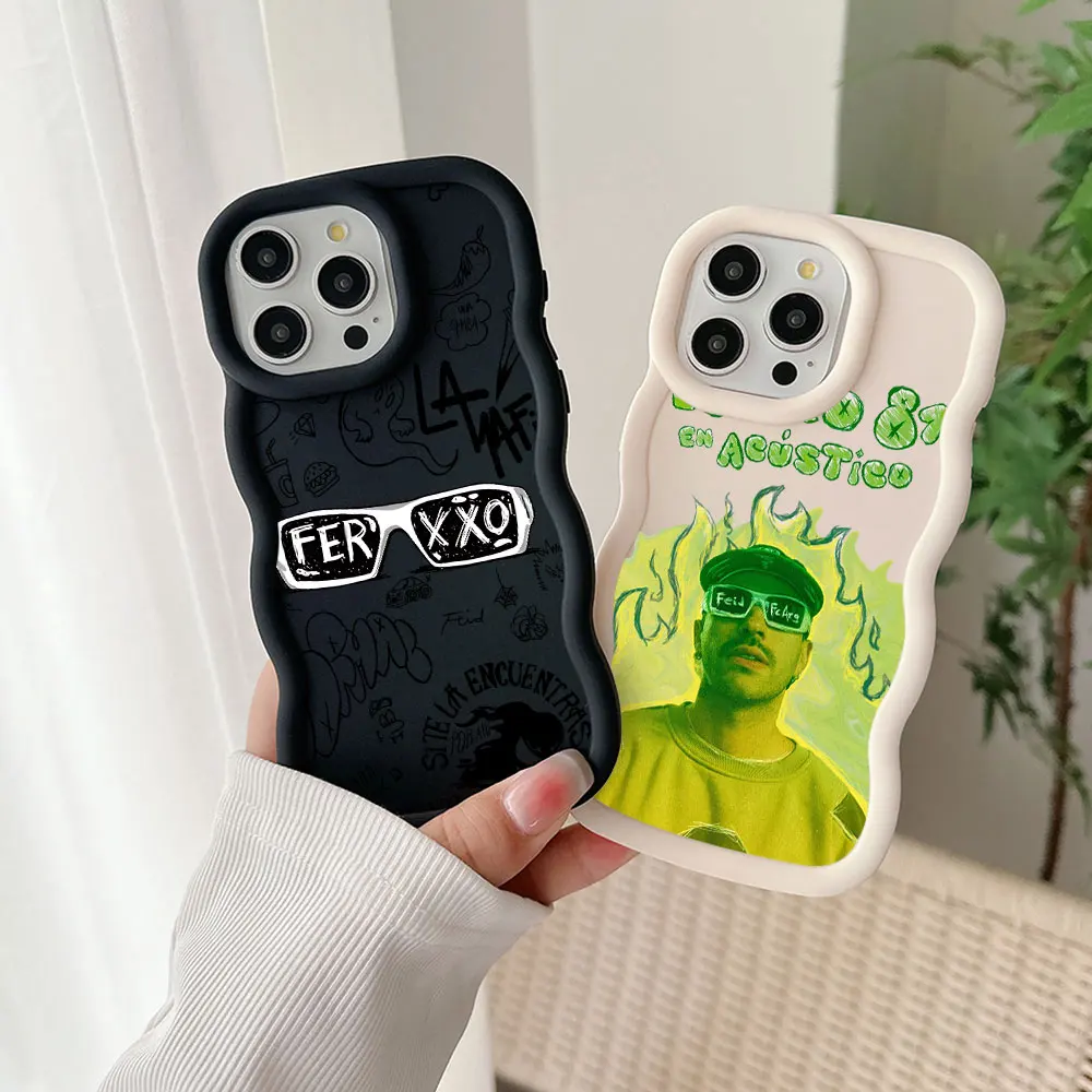 Singer Feid Ferxxo Phone Case for IPhone 15 14 13 12 11 Pro Max XR XS X 7 8 Plus SE20 Candy Color Soft TPU Back Cover