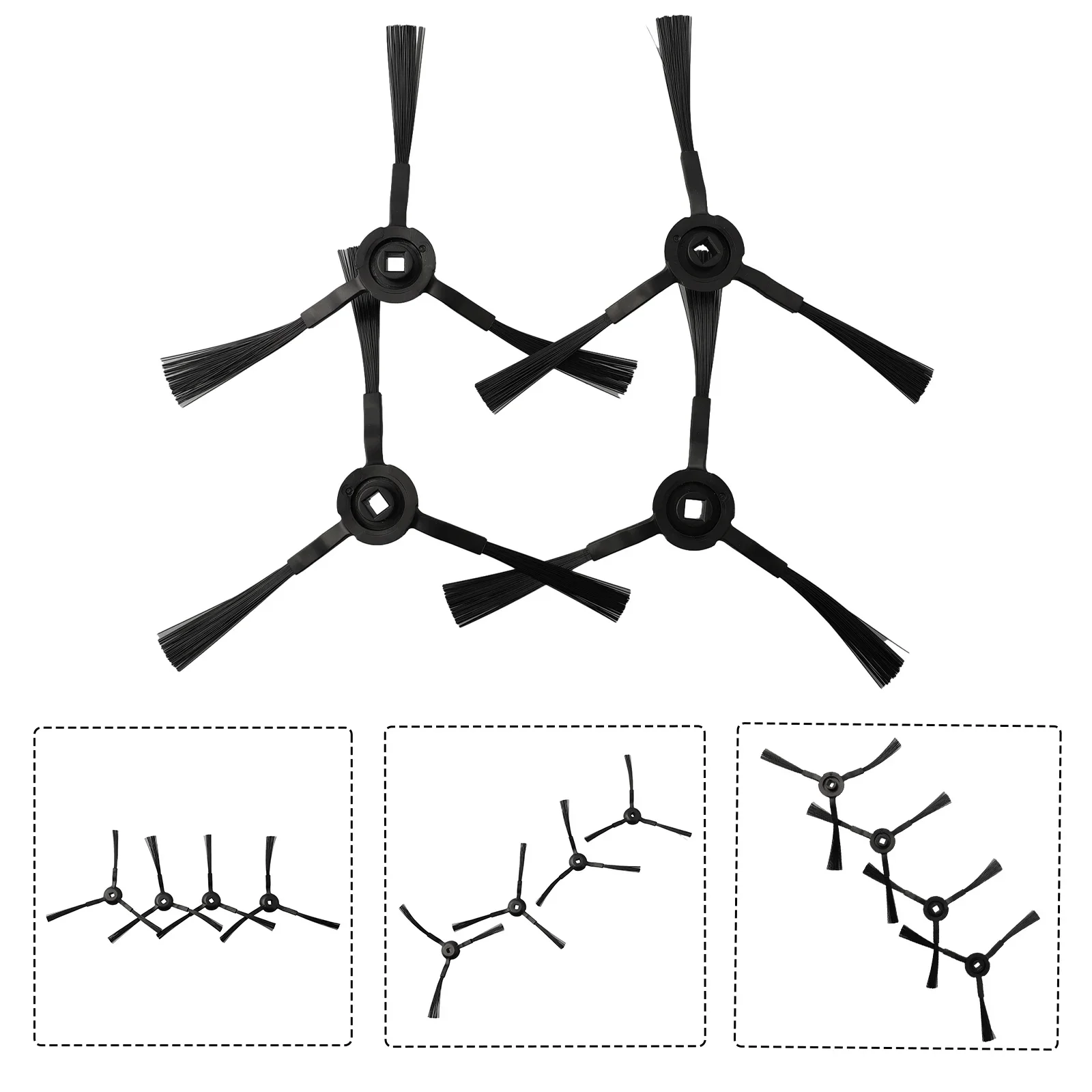 Transform Your Cleaning Routine with 4 Pcs Side Brushes for Eufy For RoboVac L35 Hybrid/L35 Hybrid+LR30 Hybird+