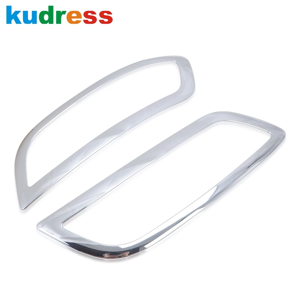 Front Fog light Lamp Cover Trim For Hyundai Venue 2019 2020 2021 2022 2023 2024 Chrome Car Head Foglight Bezel Trims Accessories