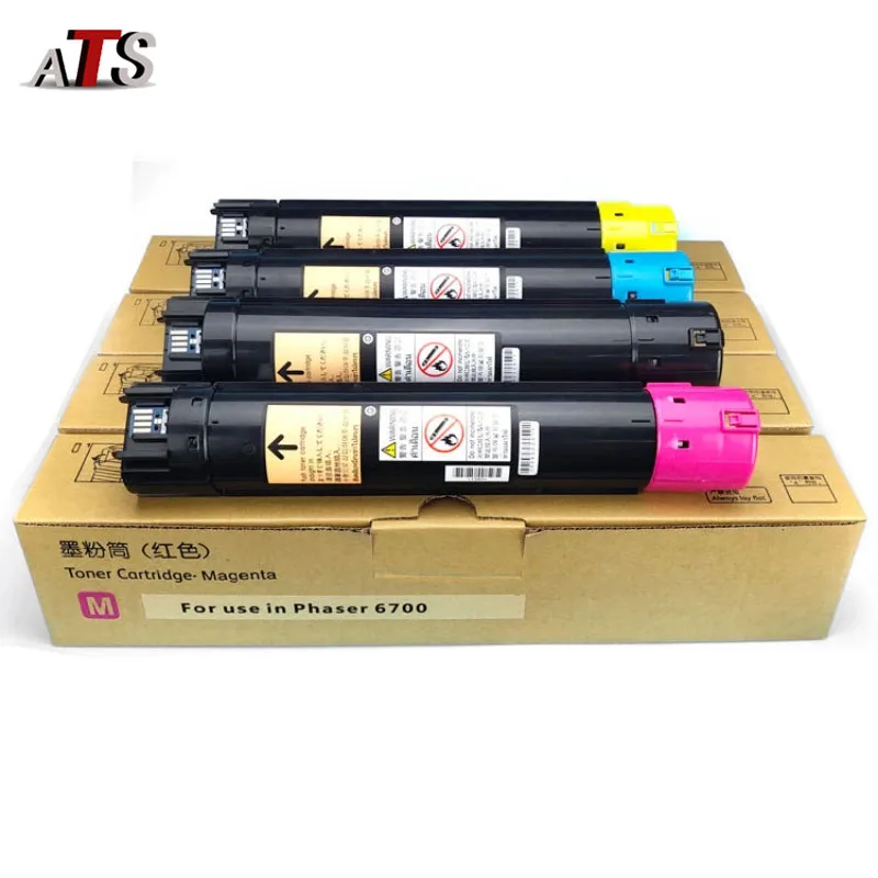 1PCS For Xerox C6700 CM505 Phaser 6700 Toner Cartridge Japan Color Copier New Compatible BK280g CMY220g