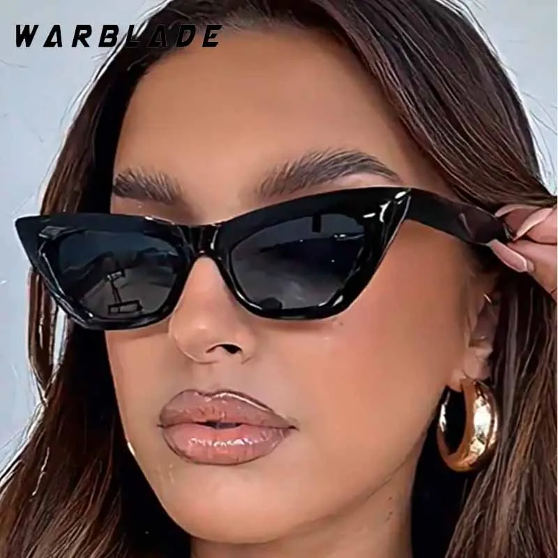 

Fashion Punk Popular Cat Eye Sunglasses Women Retro Gray Luxury Brand Designer Eyewear Travel Driving Shades Male UV400 Lunette