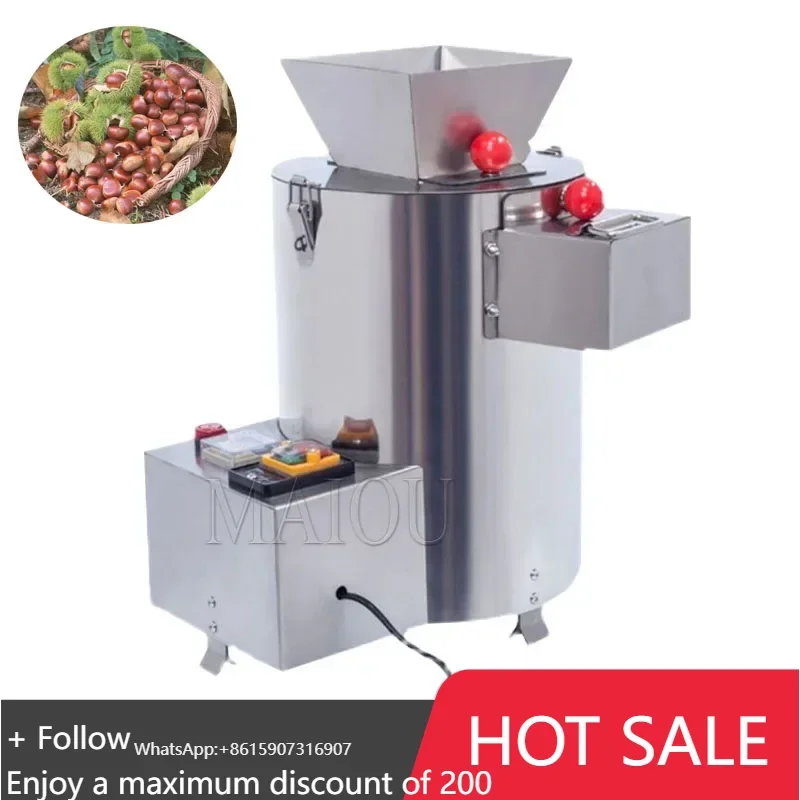 

Electric Peelers Stripping Machine Almond Hazelnut Peeler Chestnut Shelling Machine Peeled Machine For 220v/50hz