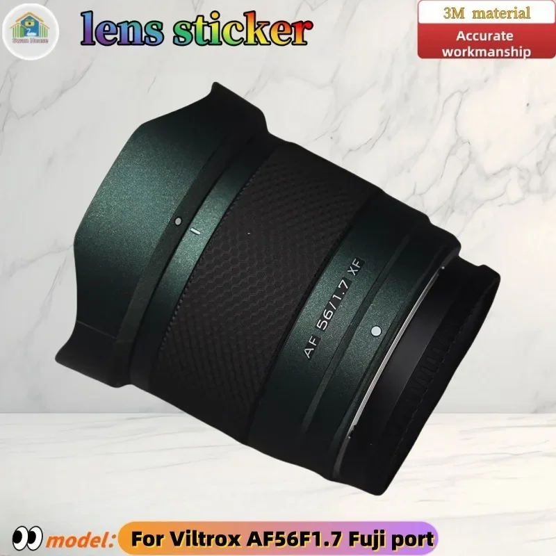 For Viltrox AF56F1.7 Fuji port Camera lens sticker, DIY skin, wear-resistant protective film