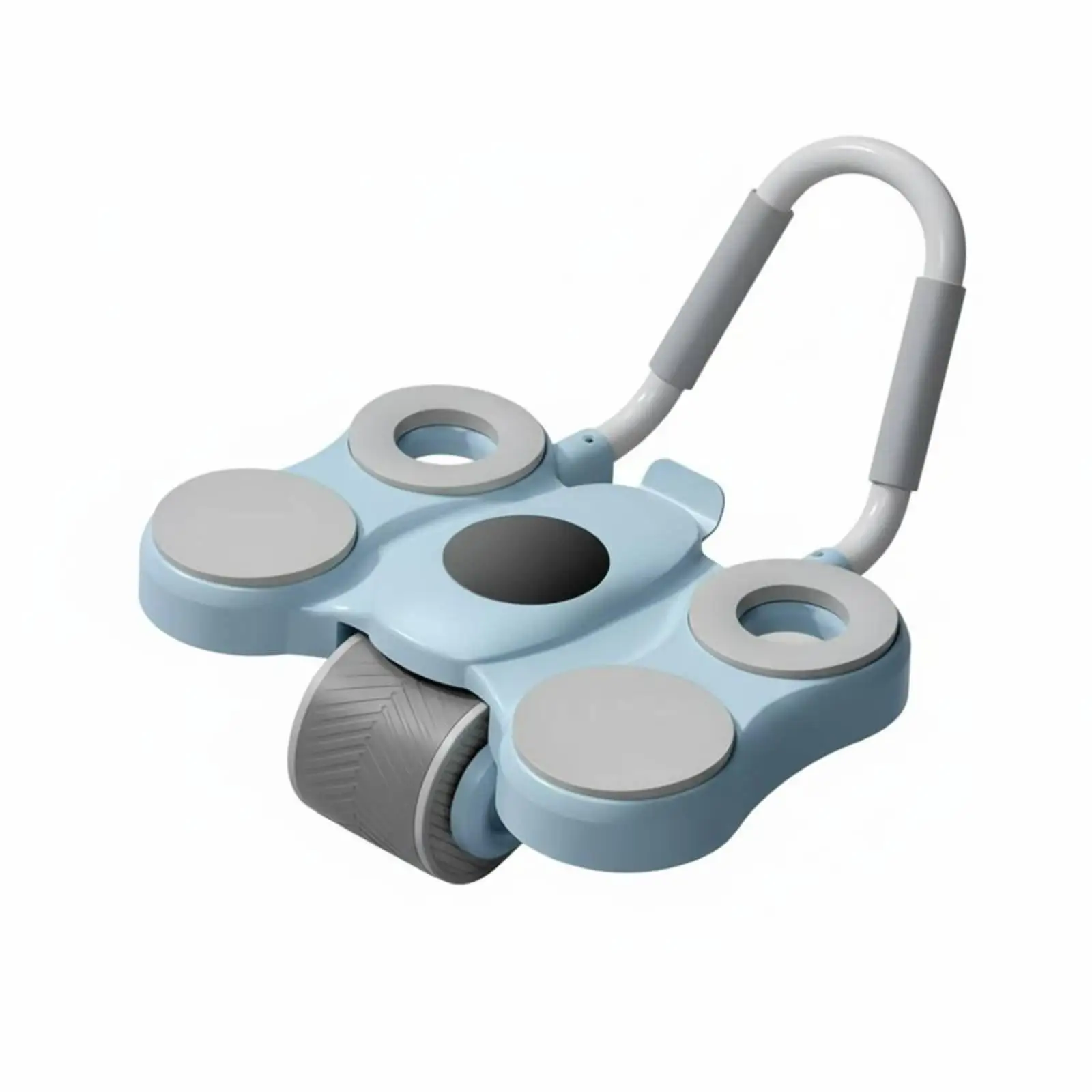 Versatile Ab Roller with Elbow Support for Core Stabilization Exercises Full Body Muscle Training Equipment with Spring Return