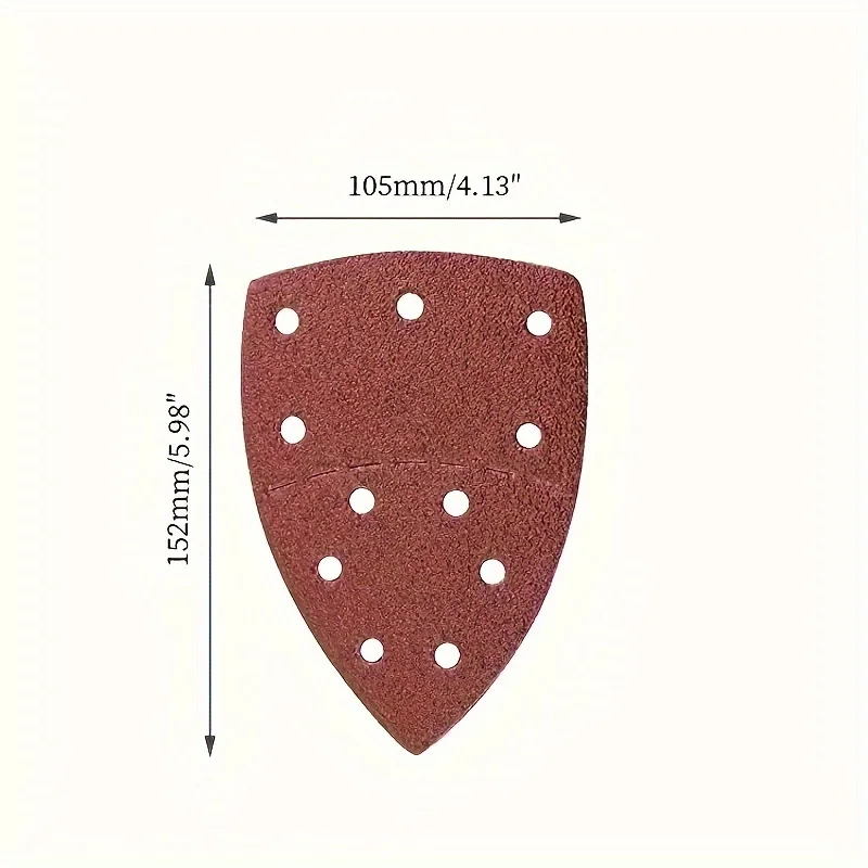 5/15 Pieces of Red Sanding Paper, Furniture Woodworking Sanding Mats for Finished Products and Polishing Sanding Mats