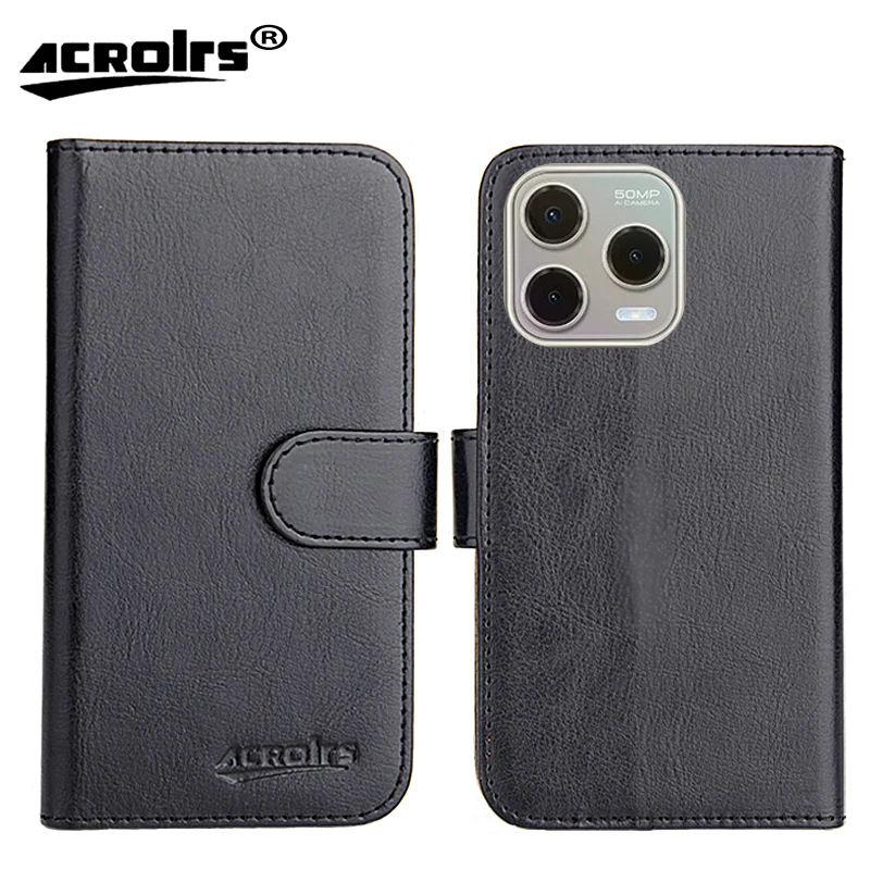 

For Lava Shark 4G Case 6.67" 6 Colors Flip Luxury Fashion Retro Soft Leather Exclusive Phone Protective Crazy Horse Cover