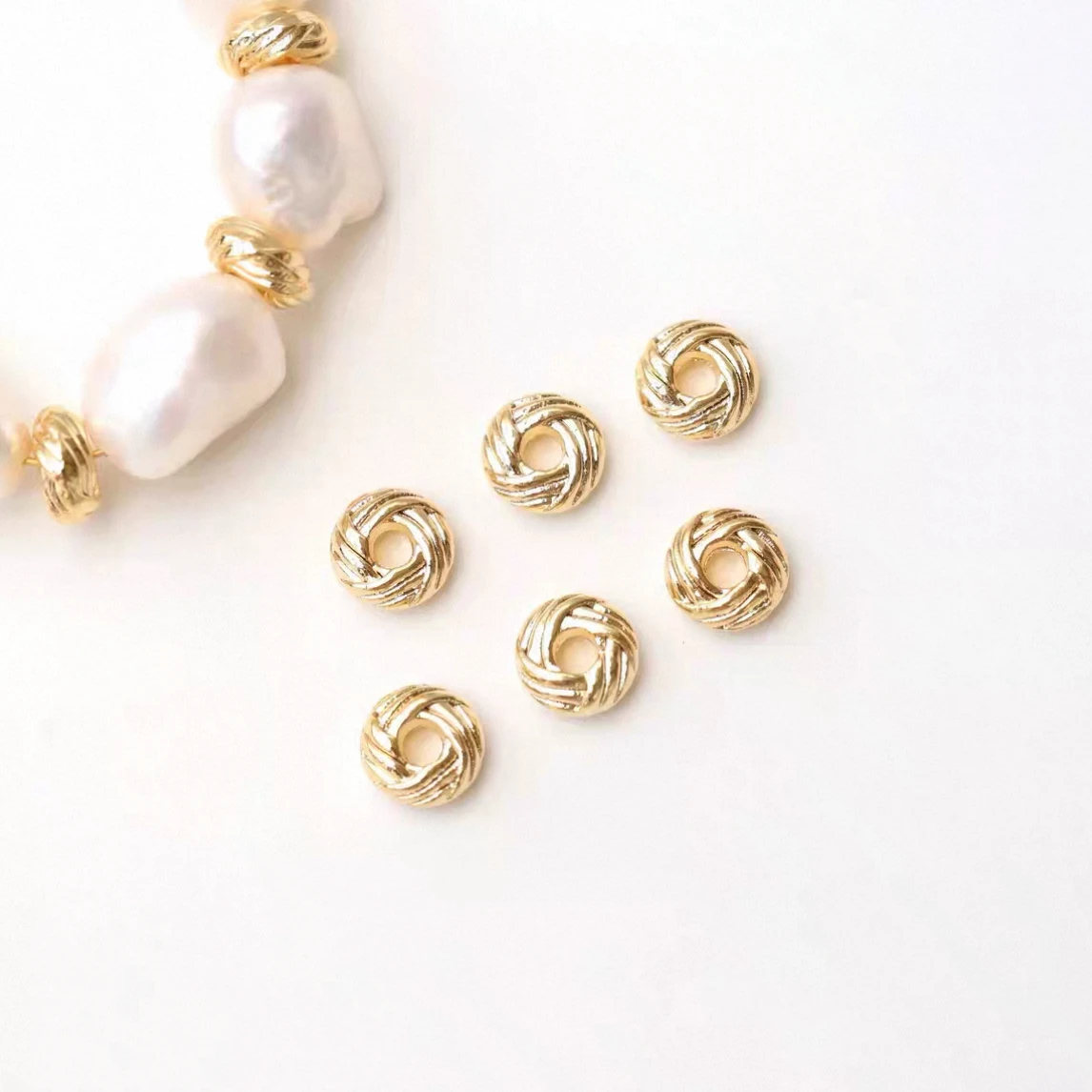 

Позолоченные хрустальные бусины 4K в форме сосновых веточек для рукоделия: материалы для браслетов, ожерелий, украшений и модных аксессуаров