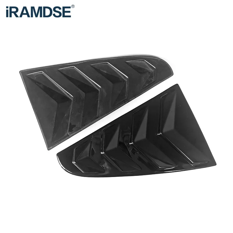Quarter Side Window Louver Scoop Cover Vent Carbon Surface Spoiler Decorative Accessories for VW ARTEON Passat CC 2009 - 2018