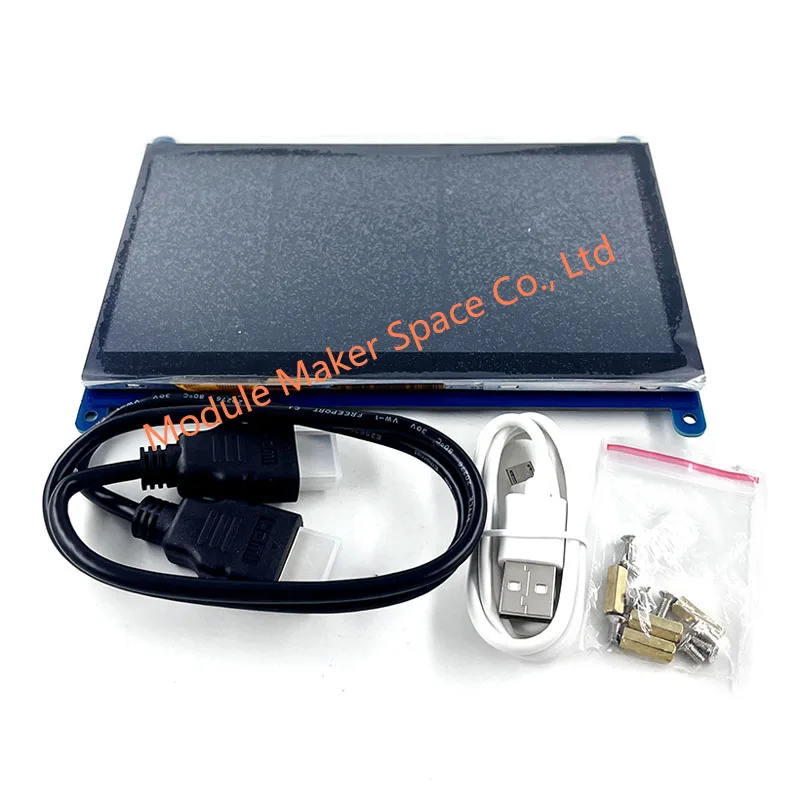 7 Inch ortable Touch Screen Monitor 1024x600 HDMI Input - Compatible with PC/Raspberry Pi/DIY, HD LCD Secondary Display Panel