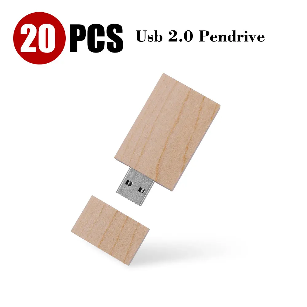 

20 шт./лот деревянный флэш-накопитель с логотипом по индивидуальному заказу, 4 ГБ, 8 ГБ, USB 2,0, 16 ГБ, 32 ГБ, 64 ГБ, флэш-накопитель для фотографии, свадебный подарок