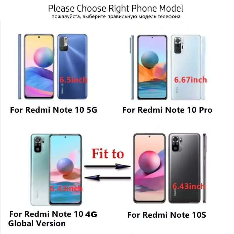 Funda 3 en 1 para Xiaomi Redmi Note 10 Pro 360 protección completa Shockprrof para Redmi Note 10 Pro 10PRO Mi 9t pro Note 10 4G