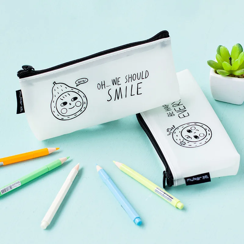 CHEN LIN Small Fresh Fashion Cartoon Animation Children Pencil Pouch Multifunctional Student Supplies Cute Pencil Case Kids Gift