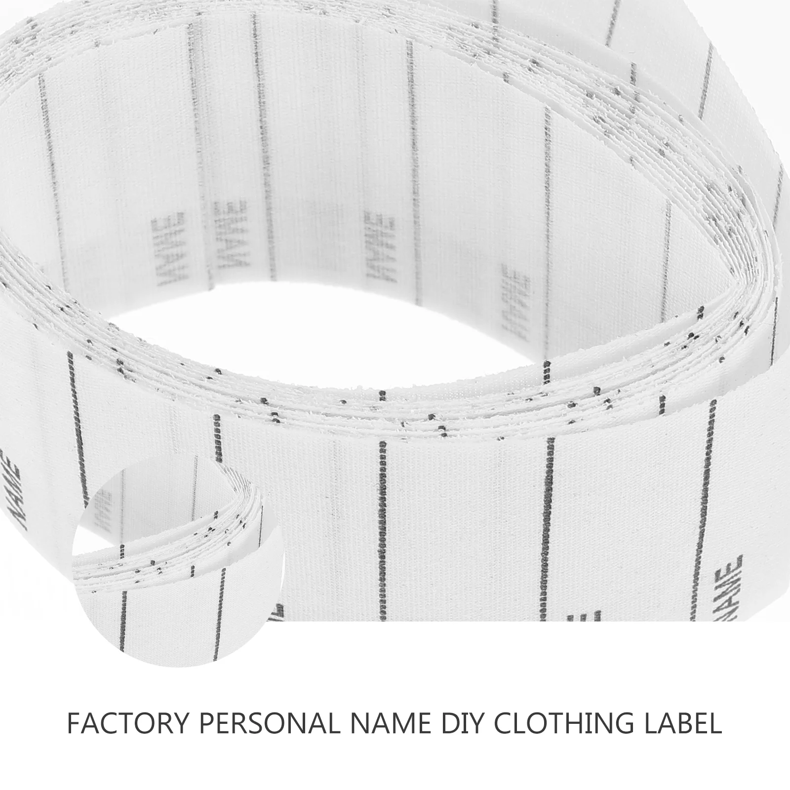 200 Pcs Name Tag Clothes Washable Label with Pen Labels Clothing DIY Can Write Apparel
