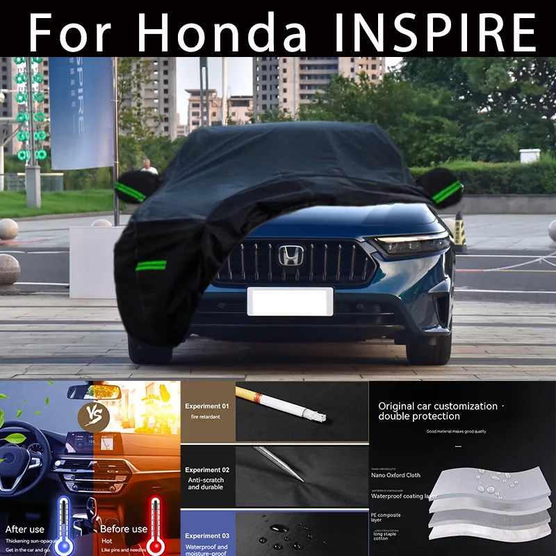 For Honda INSPIRE  Outdoor Protection Full Car Covers Snow Cover Sunshade Waterproof Dustproof Exterior Car accessories