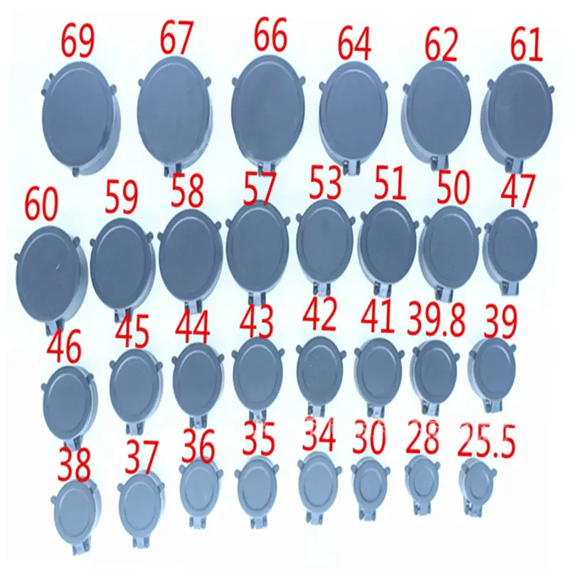 ฝาครอบเลนส์กันฝุ่นสำหรับล่าสัตว์,ฝาครอบเลนส์ป้องกันฝุ่นเปิดเร็วสำหรับลำกล้องขนาด25-69มม. อุปกรณ์ปืนไรเฟิลล่าสัตว์