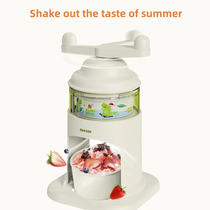 

Портативный домашний детский мультяшный бритый льдогенератор, маленькая дробилка льда, ручной коктейль, смузи, мультяшный бритый лед
