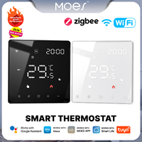 MOES Tuya WiFi/ZigBee Smart Thermostat Temperature Controller Water Electric Heating Gas Boiler Works With Google Home Alexa