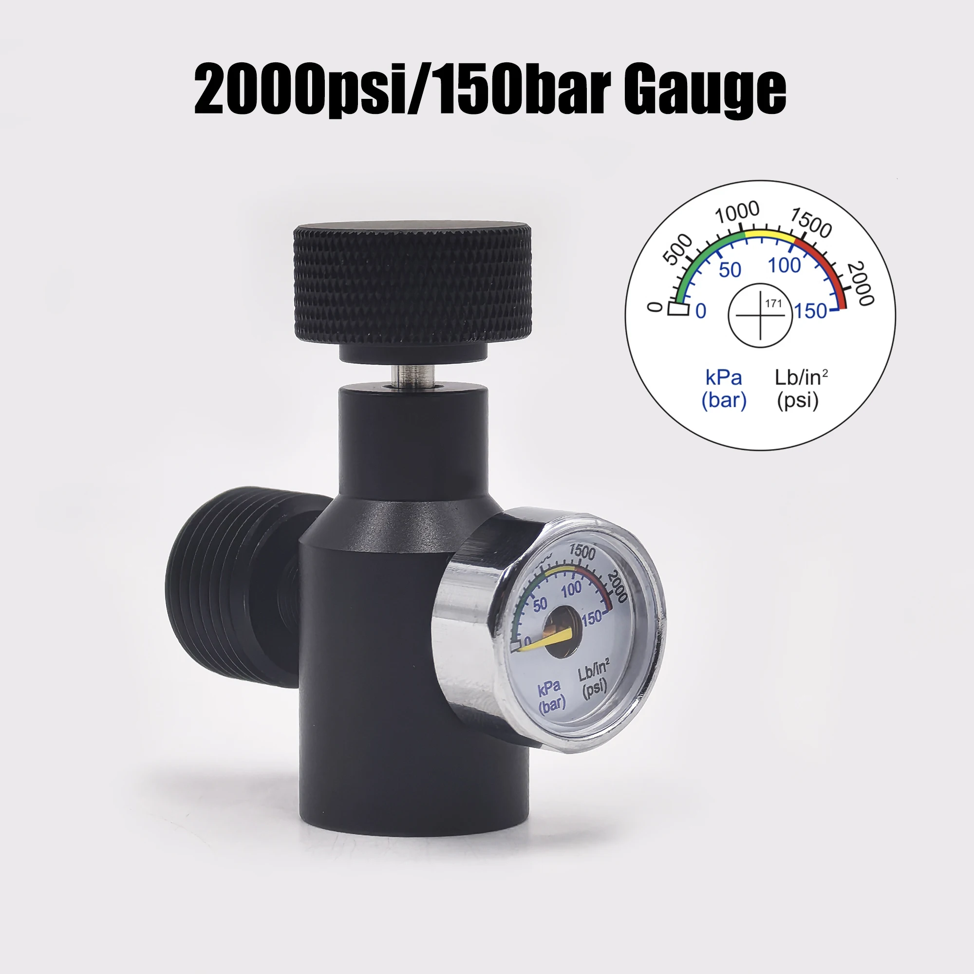 Cilindro CO2 recargable con adaptador W21.8-14 para aire comprimido - imagen 3