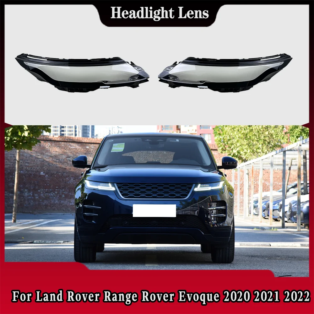 สําหรับ Land Rover Range Rover Evoque 2020 2021 2022 รถด้านหน้าไฟหน้าฝาครอบโคมไฟโคมไฟหมวกไฟหน้า SHELL