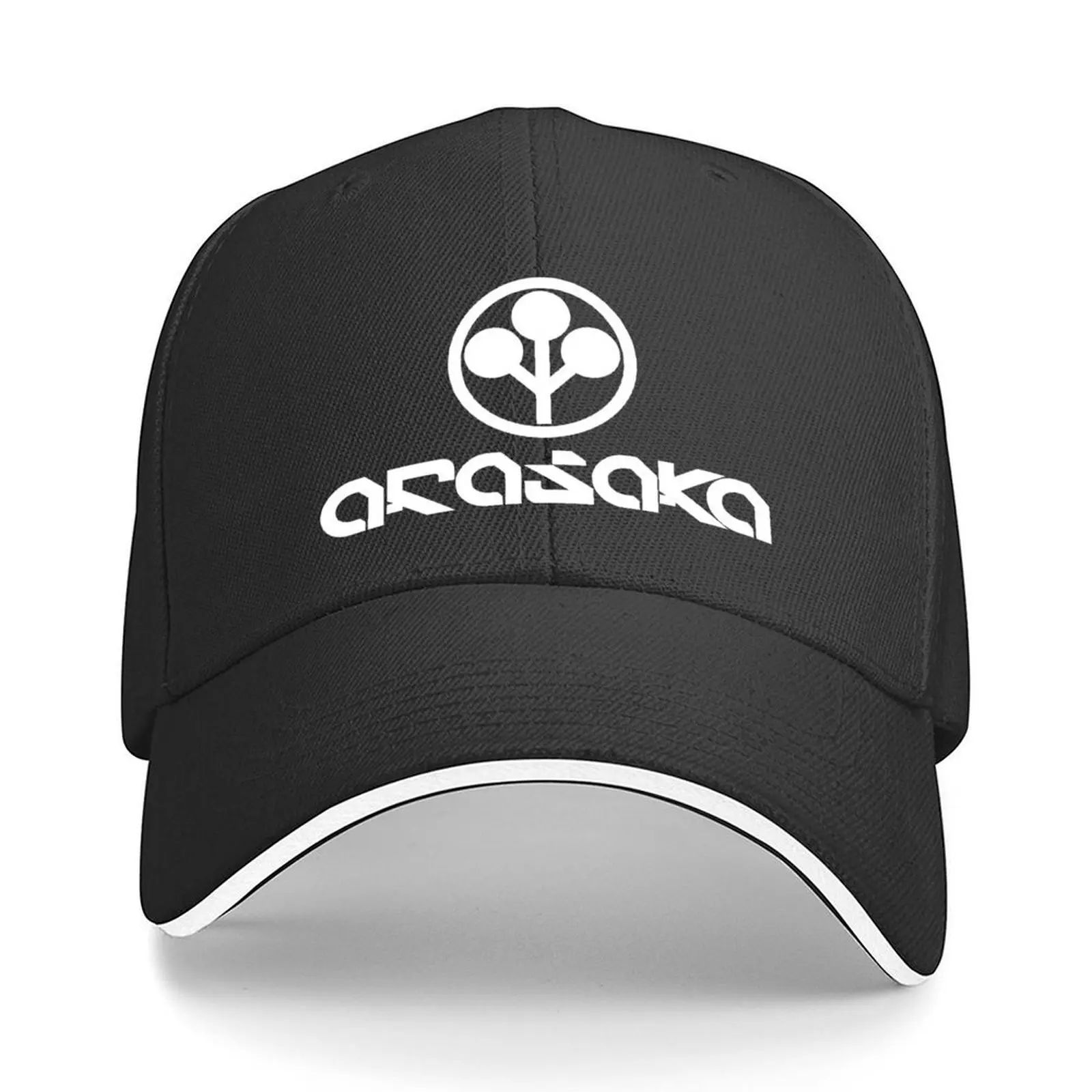 

Arasaka Corp White Logo Baseball Cap Luxury Cap Visor Beach hard hat Mens Hats Women's