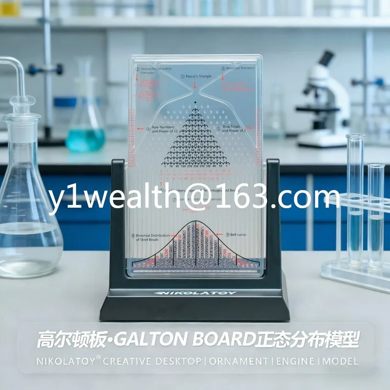 Galton Plate Model Ornament Mathematical Teaching Aids Normal Distribution Model Toys