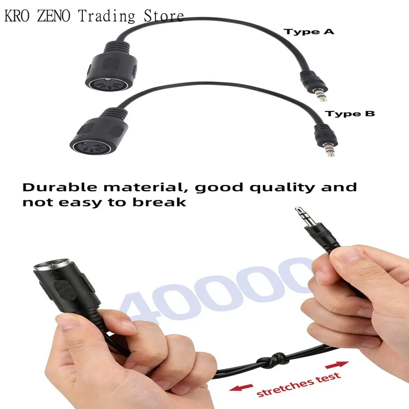 Adaptador de Audio MIDI Din 5 a 3,5mm, Cable convertidor TRS, adaptador de Audio antiinterferencias para instrumentos musicales, dispositivo MIDI, uso en estudio
