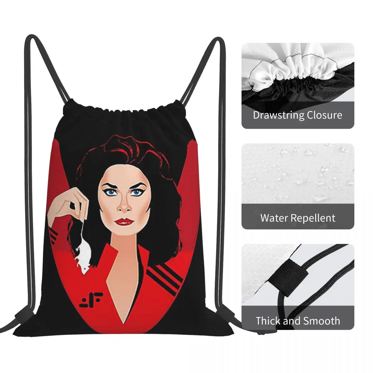 Diana Backpacks Multi-function Portable Drawstring Bags Storage Bag Book Bags For Travel Students