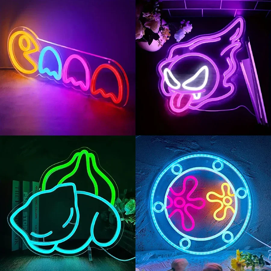 Insegna al Neon da gioco per l'arredamento della sala giochi, Man Cave, Kids Room - Gaming Wall Decor-regali per giocatori per ragazzi, bambini