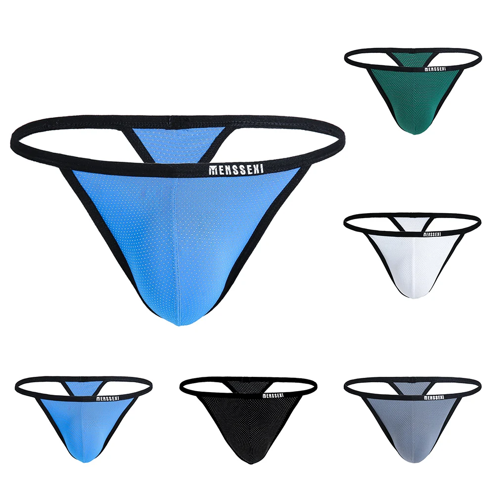 

Breathable Lingerie Men Thongs 20 Spandex Material 80 Polyamide Blend Classic Style High Stretch Fabric For Beach Wear