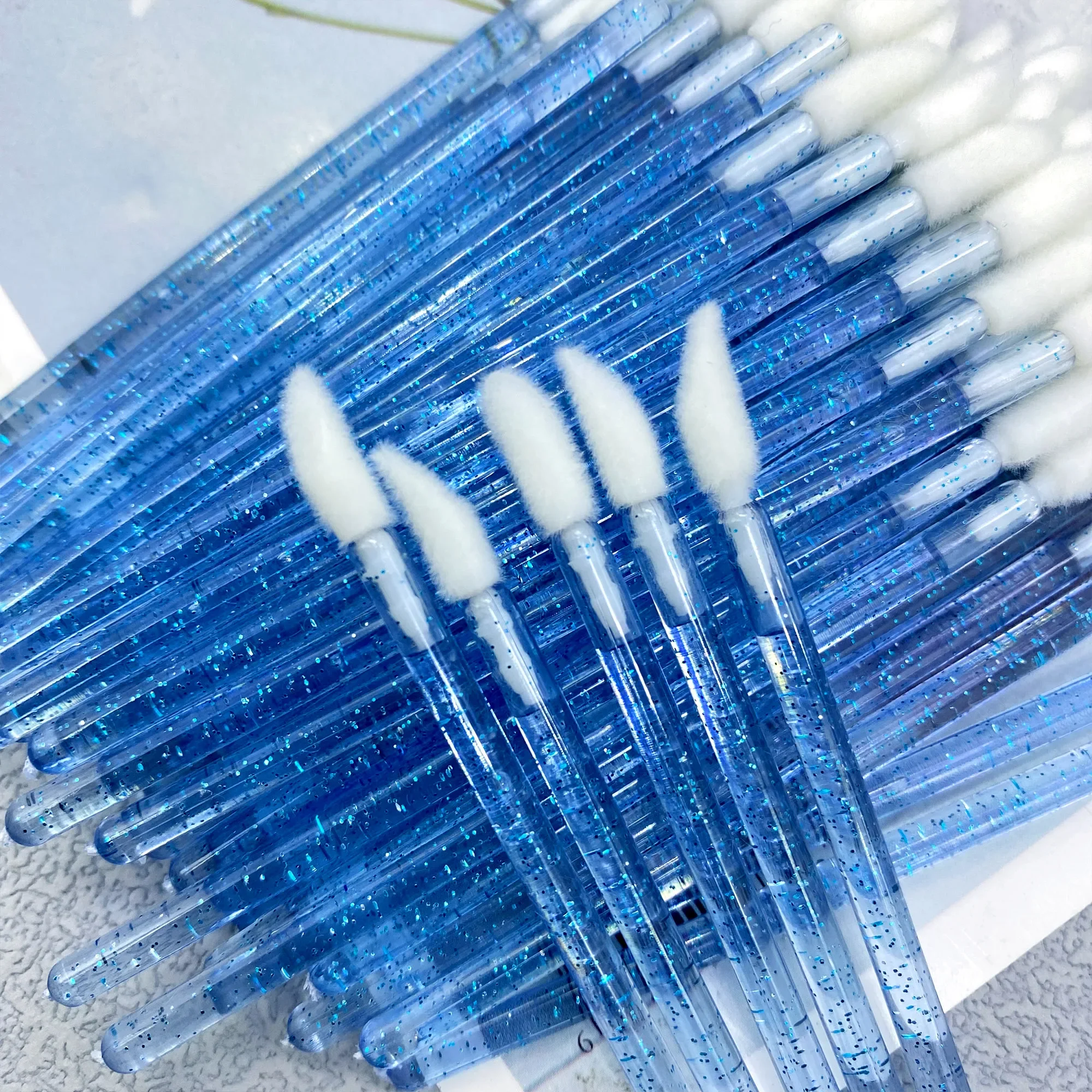 فرشاة ماكياج كريستالية ، 50 ، عصا ماسكارا ، فرشاة شفاه ، صولجانات صغيرة ، صولجانات ، أدوات #3