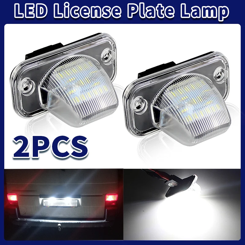 

Canbus Car LED License Plate Lights Number White Lamp For VW T4 Transporter Campmob Passat B5 B6 Combi Caddy Jetta Syncro Touran