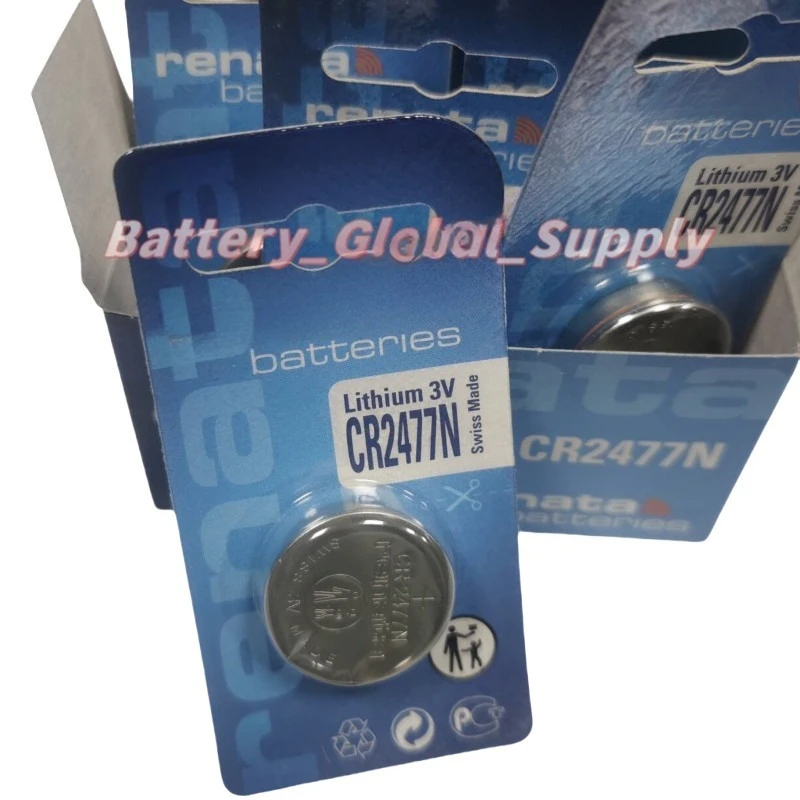 

CR2477N 3V button battery T-meter 10 pieces, brand new