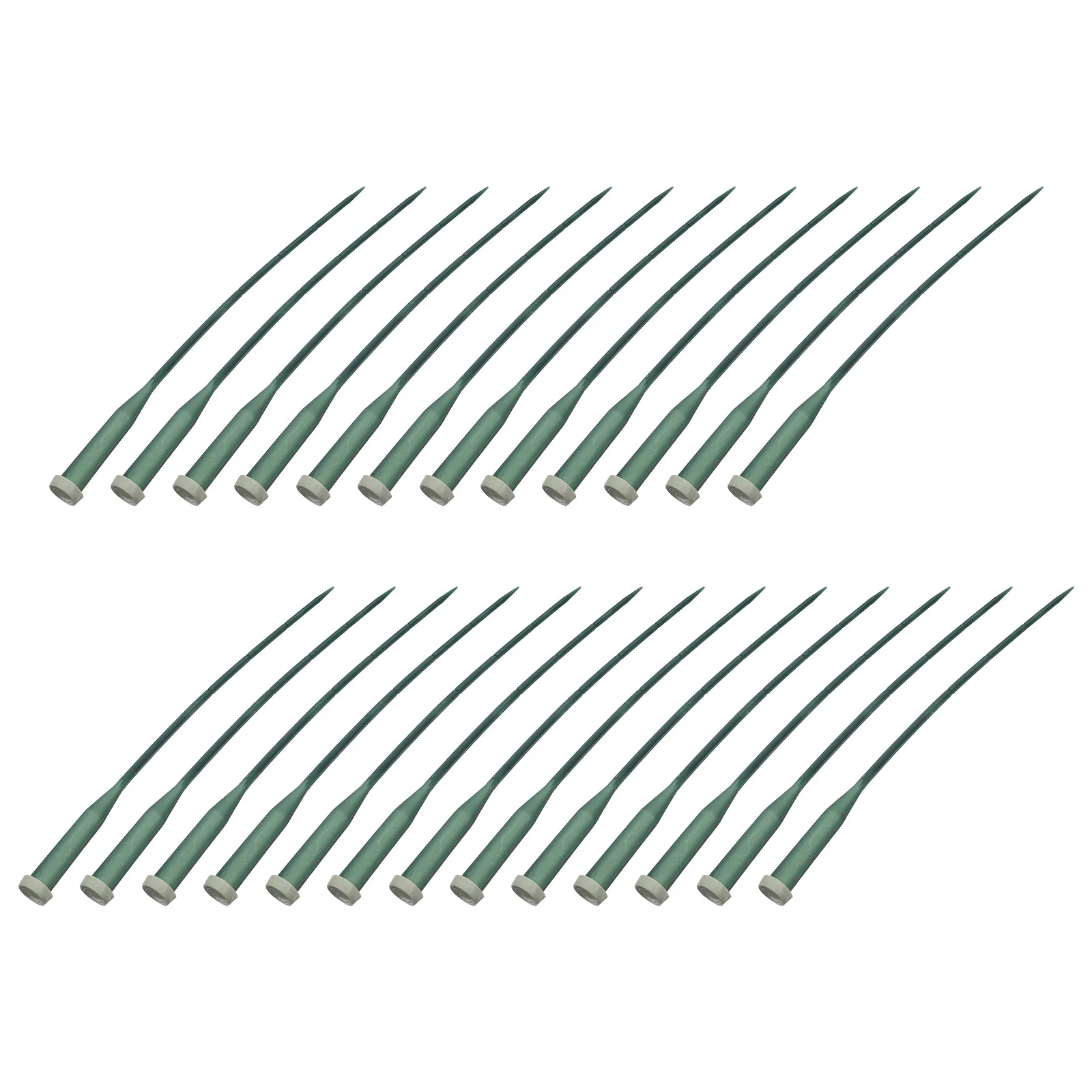 

25pcs Fresh Flower Water Tubes 14.5Cm Plastic Green Floral Tubes With Caps For Hydration Reusable Florist Supplies Wedding Event