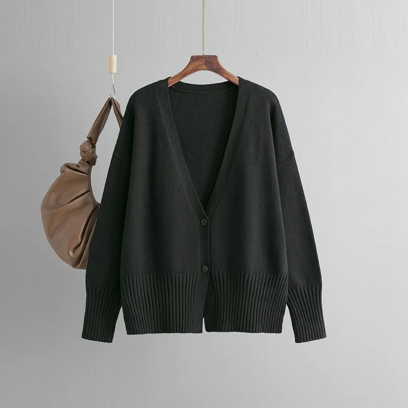 Spring Fall Knitted Sweater Cardigan Tops Women Casual Single Breasted Knitwear Coats Korean Fashion Long Sleeve Abrigos Blusas