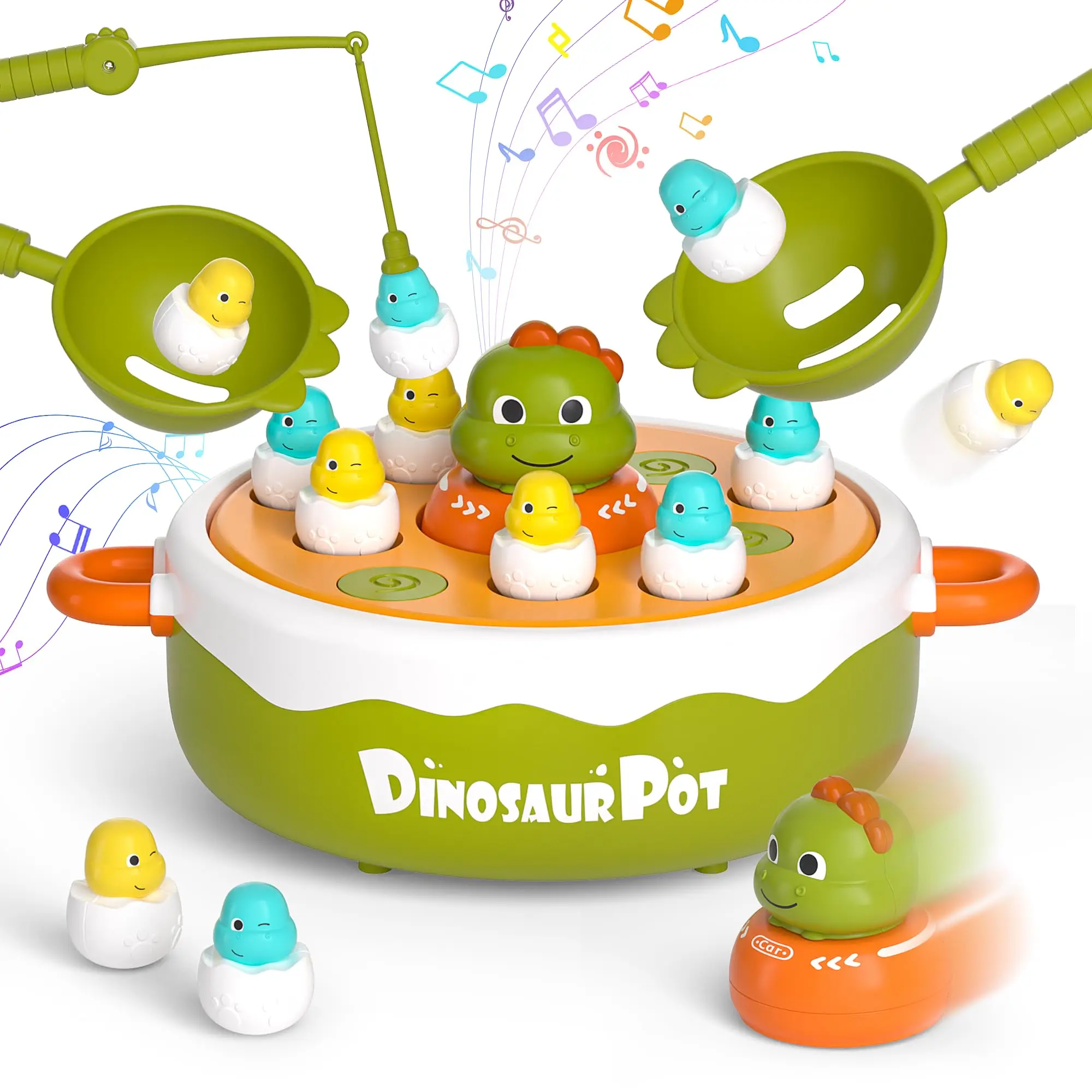 

Настольные игры с динозаврами, магнитный игровой набор 4-в-1 для детей от 3 лет, подарок на день рождения